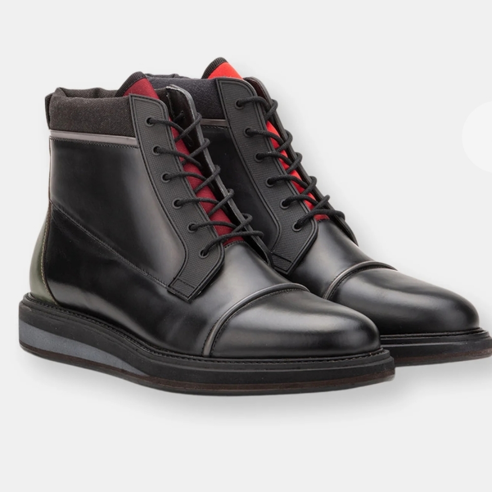 Vintage Foundry Co Men's Garnet Boots black size 8.5
